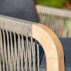 Garden Impressions Santos Loungeset 4-tlg. Akazie/Polster Akazie White Wash/Anthrazit -Gartenmobel Verkauf garden impressions santos loungeset 4 tlg akazie polster 1436174 7