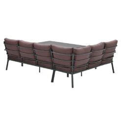 Garden Impressions Sergio Dininglounge Aluminium/Polyester Carbon Black/Copper -Gartenmobel Verkauf garden impressions sergio dininglounge aluminium polster 1350066 6