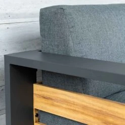 Garden Impressions Solo Loungeset 4-tlg. Aluminium/Polyester Carbon Black/Mystic Grey -Gartenmobel Verkauf garden impressions solo sofagruppe 4 tlg aluminium polyester 1414834 3