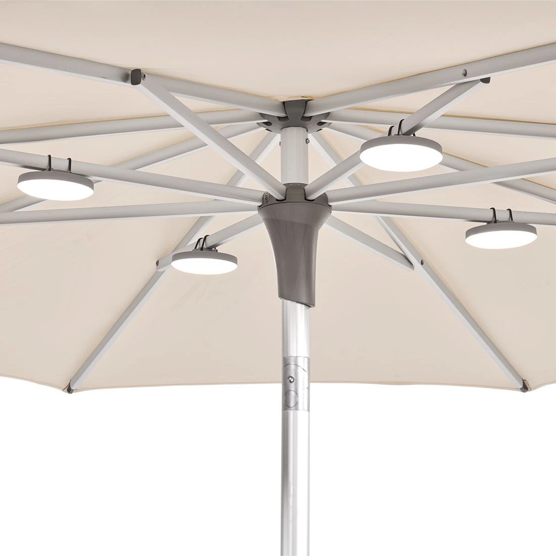 Glatz OSYRION LED-Spot Akku-Licht 4er-Set Hellgrau 2 Glatz OSYRION LED-Spot Akku-Licht 4er-Set Hellgrau – Bild 2