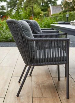Hartman Cairo Gartensessel Aluminium/Rope/Olefin Xerix/Anthrazit -Gartenmobel Verkauf hartman cairo diningsessel aluminium rope olefin 1450265 4