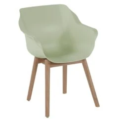 Hartman Sophie Gartensessel Teak/Kunststoff Natur/Grün