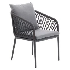 Interliving 7004 Gartenmöbelset 5-tlg. Mit Tisch Ø125 Cm Anthrazit/Grau -Gartenmobel Verkauf interliving 7004 gartenmoebelset 5 tlg mit tisch durchm125 cm 1479228 3