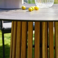 Interliving 7004 Gartenmöbelset 5-tlg. Mit Tisch Ø125 Cm Anthrazit/Grau -Gartenmobel Verkauf interliving 7004 gartenmoebelset 5 tlg mit tisch durchm125 cm 1479228 7