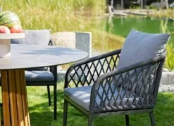 Interliving 7004 Armlehnstuhl Aluminium/Polypropylen Anthrazit/Grau -Gartenmobel Verkauf interliving corte armlehnstuhl aluminium polypropylen 1448010 5