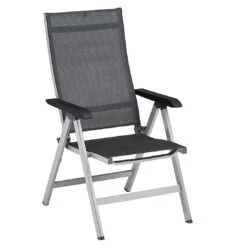Kettler Basic+ Premium Klappsessel Aluminium/Textilene Silber/Lakritz -Gartenmobel Verkauf kettler basic premium klappsessel aluminium textilene 1439309 1