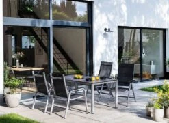 Kettler Basic+ Premium Klappsessel Aluminium/Textilene Silber/Lakritz -Gartenmobel Verkauf kettler basic premium klappsessel aluminium textilene 1439309 2