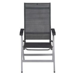 Kettler Basic+ Premium Klappsessel Aluminium/Textilene Silber/Lakritz -Gartenmobel Verkauf kettler basic premium klappsessel aluminium textilene 1439309 4