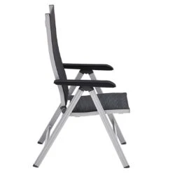 Kettler Basic+ Premium Klappsessel Aluminium/Textilene Silber/Lakritz -Gartenmobel Verkauf kettler basic premium klappsessel aluminium textilene 1439309 5