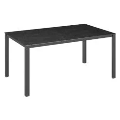 Kettler Cubic Gartentisch 220x95cm Aluminium/Dekton Anthrazit/Fossil Natur