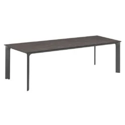 Kettler Diamond Gartentisch 220x95cm Aluminium/Keramik-Glas Anthrazit/Anthrazit