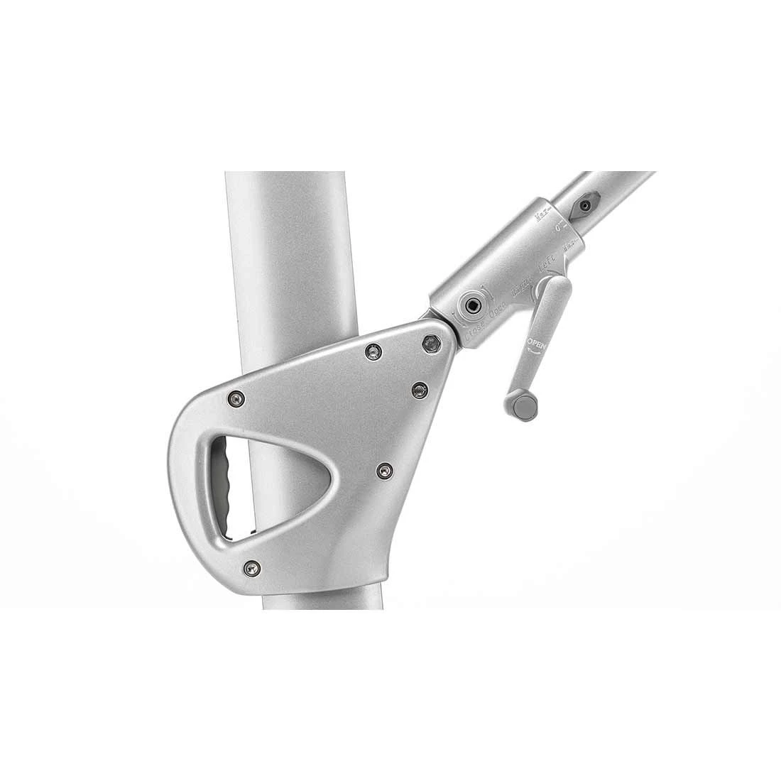 Kettler Easy Swing LED Ampelschirm Ø350cm Alu/Polyester Silber/Charcoal 4 Kettler Easy Swing LED Ampelschirm Ø350cm Alu/Polyester Silber/Charcoal – Bild 4