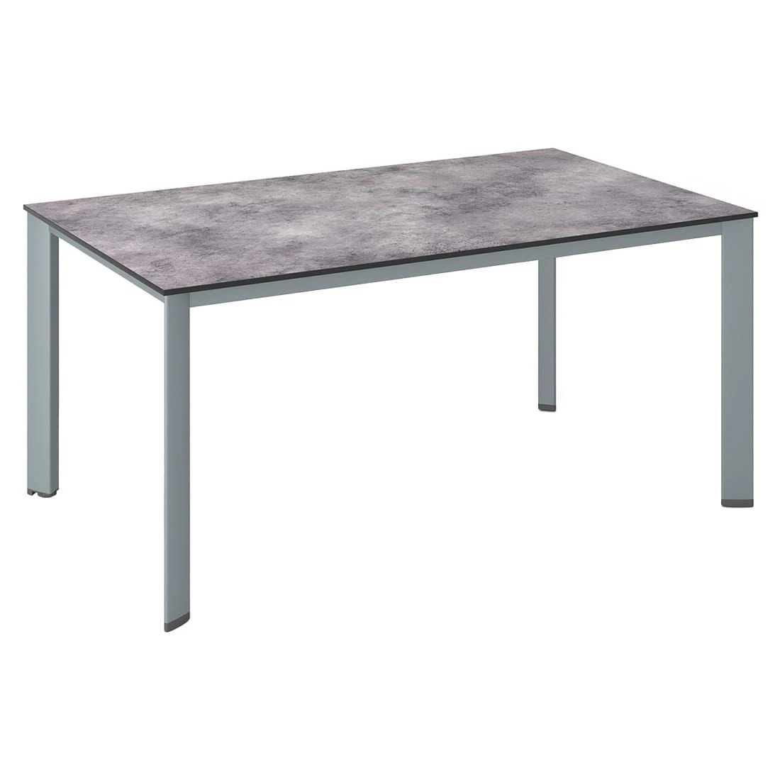 Kettler Edge Gartentisch 160x95cm Aluminium/HPL Silber/Anthrazit 1 Kettler Edge Gartentisch 160x95cm Aluminium/HPL Silber/Anthrazit