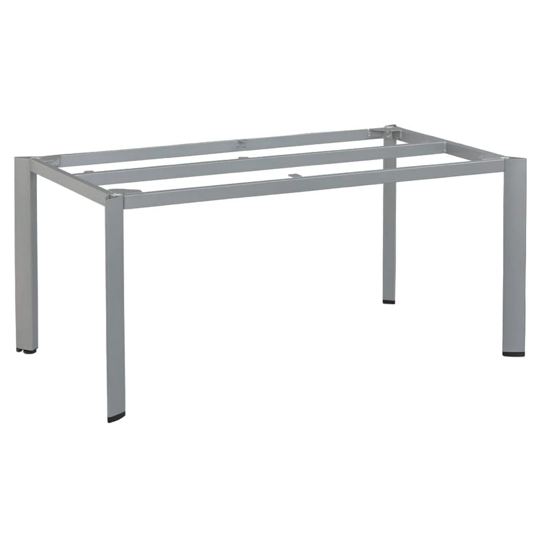 Kettler Edge Gartentisch 160x95cm Aluminium/HPL Silber/Anthrazit 3 Kettler Edge Gartentisch 160x95cm Aluminium/HPL Silber/Anthrazit – Bild 3