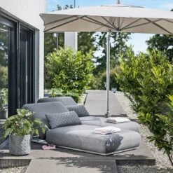 Kettler Ego Gartenliege 213x90x33cm Sunbrella Silber/Grau Meliert -Gartenmobel Verkauf kettler ego gartenliege 213x90x33cm sunbrella silber grau meliert 1085032 3