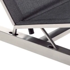 Kettler Feel Gartenliege Edelstahl/Textilene Grau Meliert -Gartenmobel Verkauf kettler feel gartenliege 203cm edelstahl textilene grau meliert 1005282 6