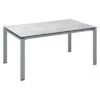 Kettler Float Gartentisch 220x95cm Aluminium/HPL Silber/Grau