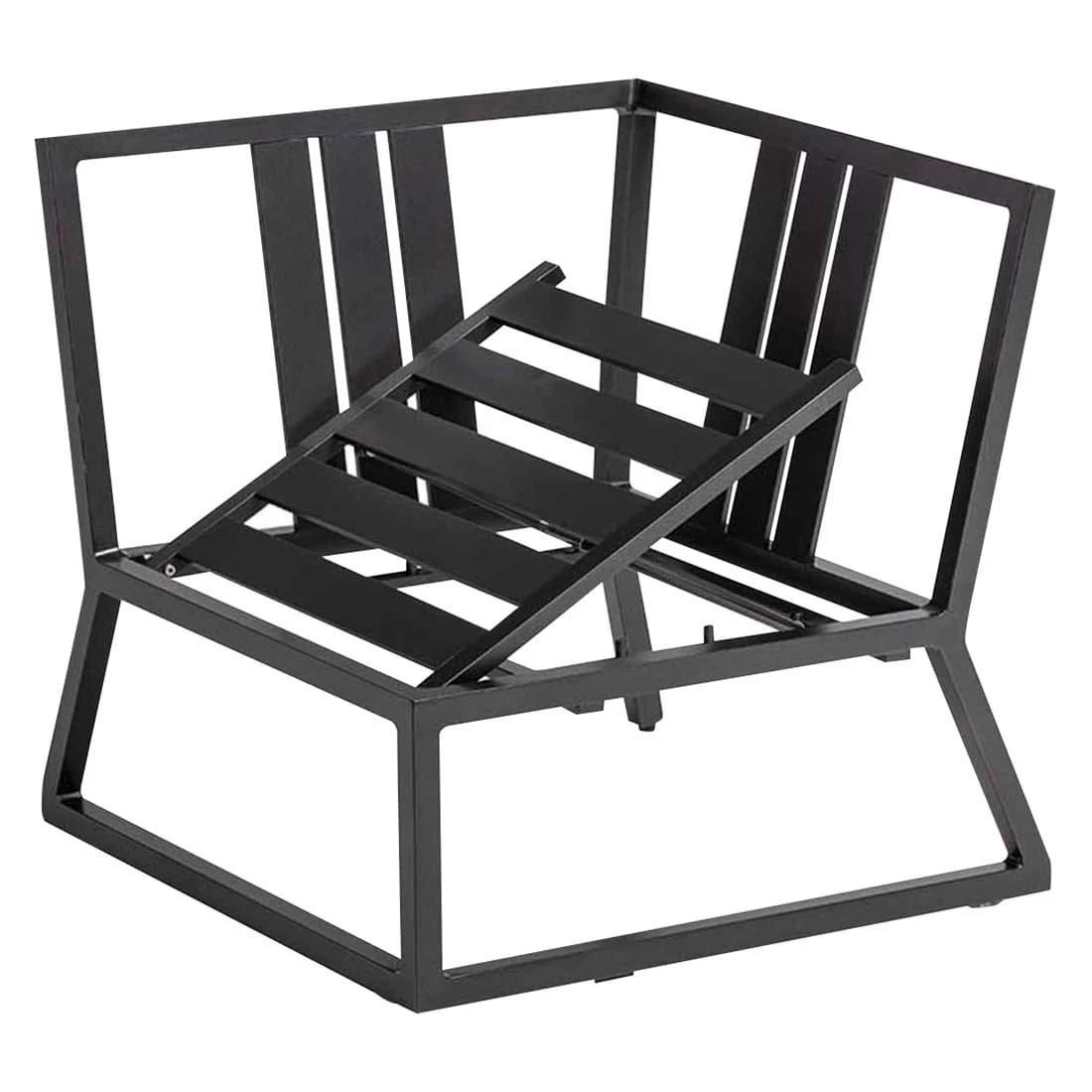 Kettler Ocean Skid Dininglounge 7-tlg. Aluminium/Olefin Anthrazit/Hellgrau Meliert 16 Kettler Ocean Skid Dininglounge 7-tlg. Aluminium/Olefin Anthrazit/Hellgrau Meliert – Bild 16