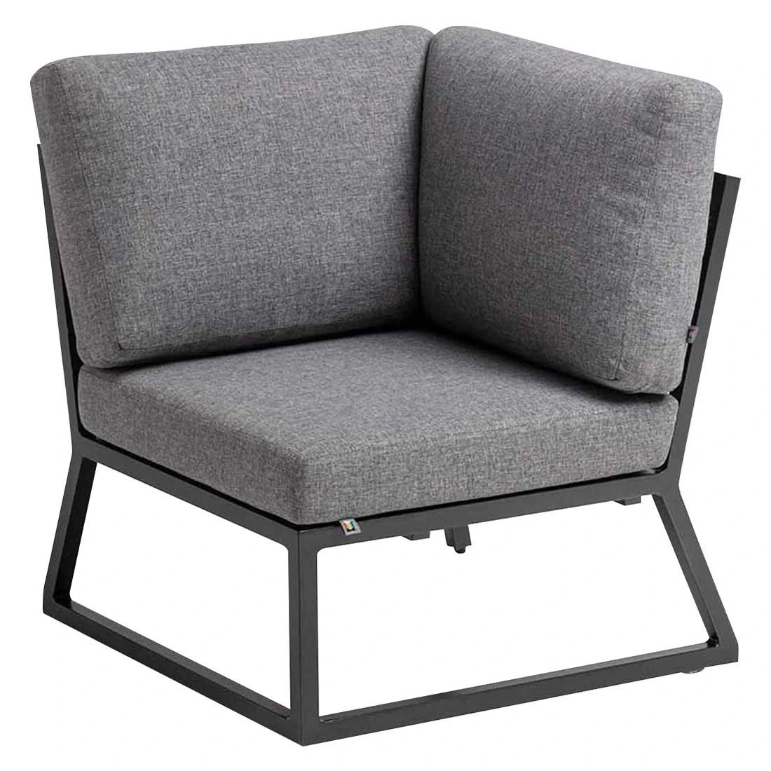 Kettler Ocean Skid Dininglounge 7-tlg. Aluminium/Olefin Anthrazit/Hellgrau Meliert 6 Kettler Ocean Skid Dininglounge 7-tlg. Aluminium/Olefin Anthrazit/Hellgrau Meliert – Bild 6