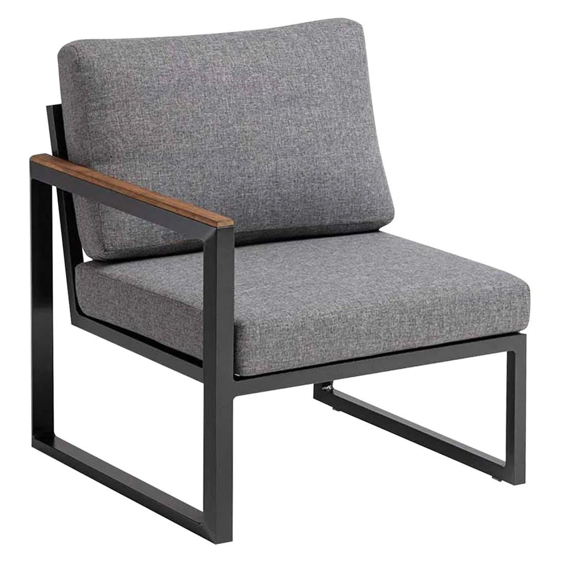 Kettler Ocean Skid Dininglounge 8-tlg. Aluminium/Olefin Anthrazit/Hellgrau Meliert 3 Kettler Ocean Skid Dininglounge 8-tlg. Aluminium/Olefin Anthrazit/Hellgrau Meliert – Bild 3