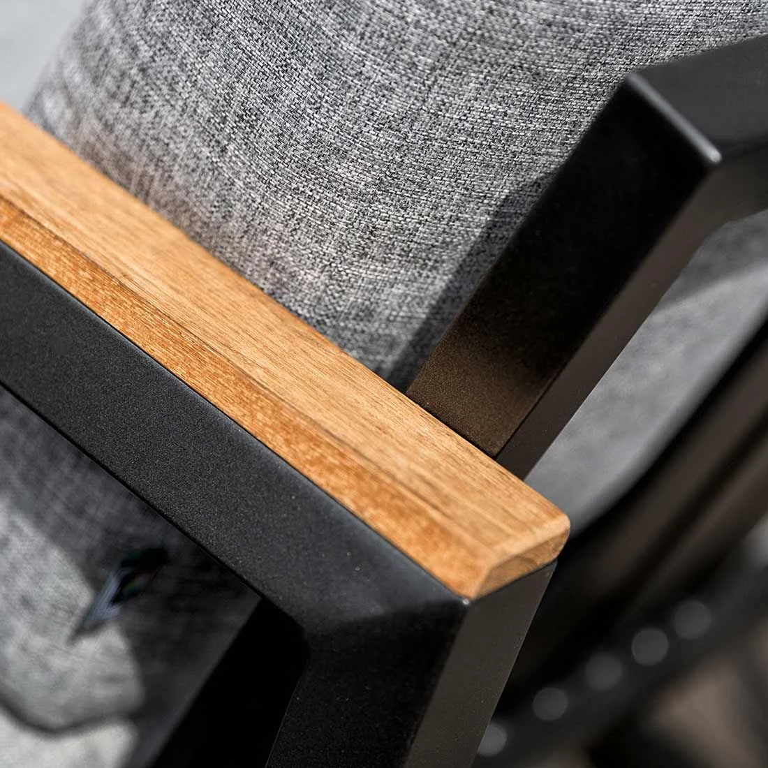 Kettler Ocean Skid Dininglounge 9-tlg. Aluminium/Olefin Anthrazit/Hellgrau Meliert 16 Kettler Ocean Skid Dininglounge 9-tlg. Aluminium/Olefin Anthrazit/Hellgrau Meliert – Bild 16