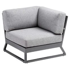 Kettler Ocean Skid Platform Eck-/Endmodul Aluminium/Olefin Anthrazit/Hellgrau Meliert -Gartenmobel Verkauf kettler ocean skid platform eckmodul aluminium olefin 1368920 1