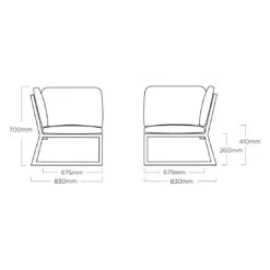 Kettler Ocean Skid Platform Eck-/Endmodul Aluminium/Olefin Anthrazit/Hellgrau Meliert -Gartenmobel Verkauf kettler ocean skid platform eckmodul aluminium olefin 1368920 12