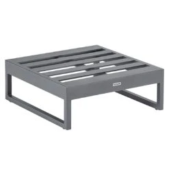 Kettler Ocean Skid Platform Hocker Aluminium/Agora Anthrazit Matt/Brisa -Gartenmobel Verkauf kettler ocean skid platform hocker aluminium acryl 1438396 3