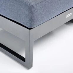 Kettler Ocean Skid Platform Hocker Aluminium/Agora Anthrazit Matt/Brisa -Gartenmobel Verkauf kettler ocean skid platform hocker aluminium acryl 1438396 4