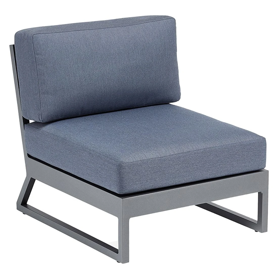 Kettler Ocean Skid Platform Mittelmodul Aluminium/Agora Anthrazit Matt/Brisa 1 Kettler Ocean Skid Platform Mittelmodul Aluminium/Agora Anthrazit Matt/Brisa