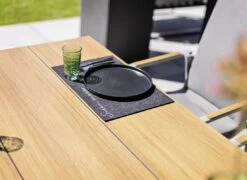 Kettler Gartentisch-Platte 180x95 Cm HPL Teak-Optik Mit Fräsung -Gartenmobel Verkauf kettler tischplatte 180x95 cm hpl 1439595 3