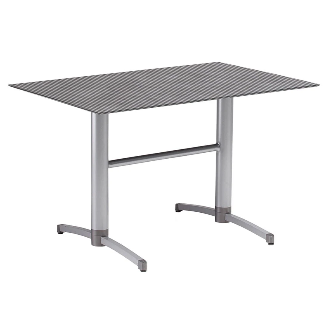 Kettler Tube Gartentisch-Gestell 120x80cm Aluminium Silber 1 Kettler Tube Gartentisch-Gestell 120x80cm Aluminium Silber