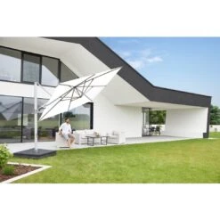 Knirps Pendelschirm 320x320cm Axial Schwenkbar Weiß -Gartenmobel Verkauf knirps pendelschirm 320x320cm axial schwenkbar dp07 weiss 1190676 6