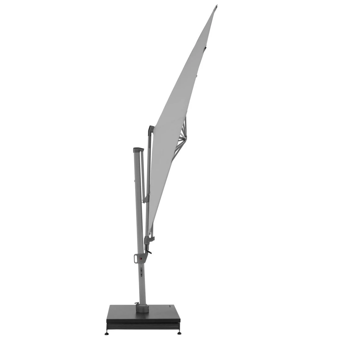 Knirps Pendelschirm 320x320cm Axial Schwenkbar Hellgrau 3 Knirps Pendelschirm 320x320cm Axial Schwenkbar Hellgrau – Bild 3