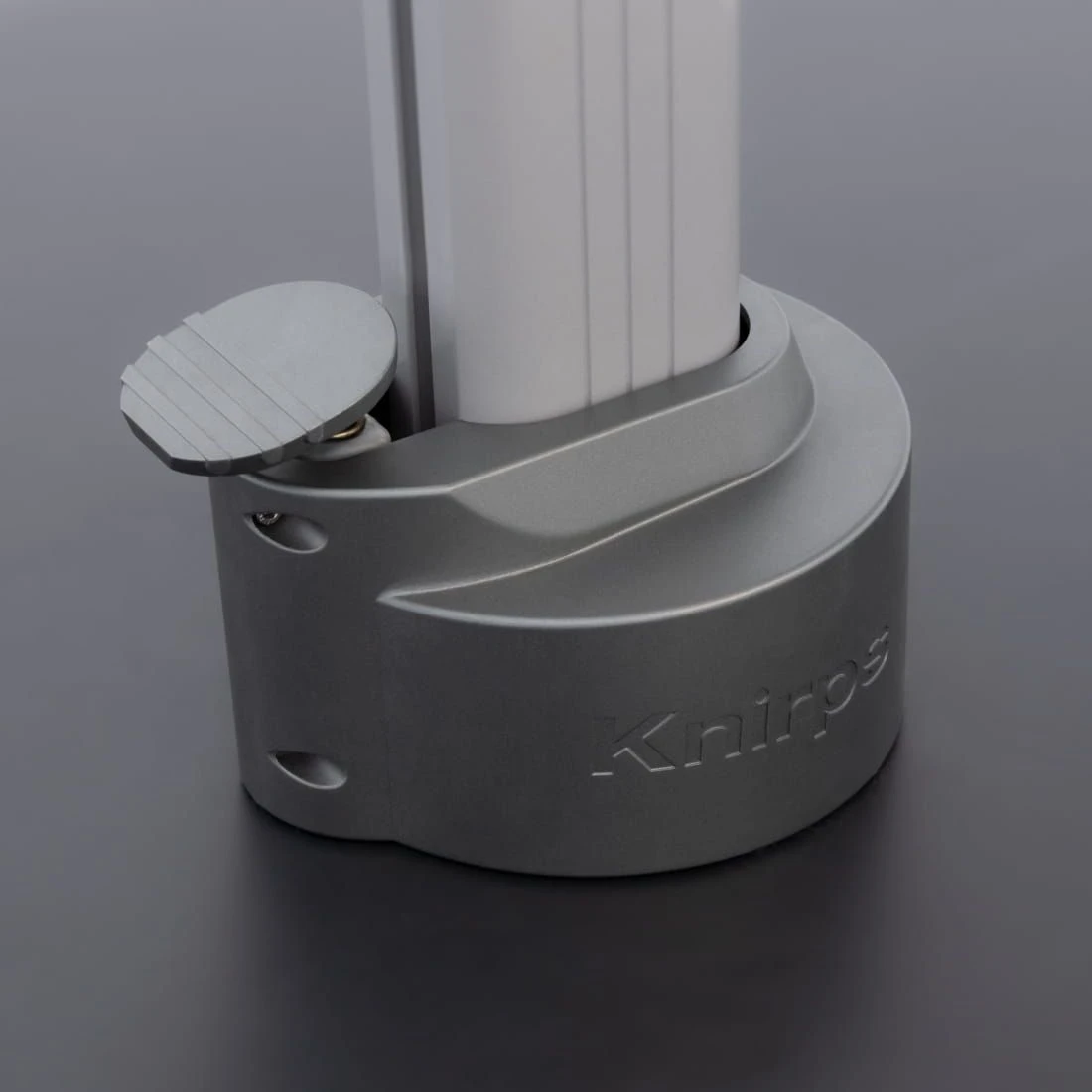 Knirps Pendelschirm 320x320cm Axial Schwenkbar Hellgrau 6 Knirps Pendelschirm 320x320cm Axial Schwenkbar Hellgrau – Bild 6