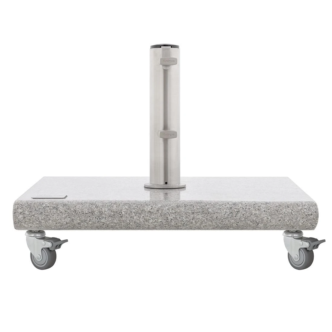 Knirps Schirmständer Granit 40 Kg Mit 4 Rollen Granit Hell 2 Knirps Schirmständer Granit 40 Kg Mit 4 Rollen Granit Hell – Bild 2