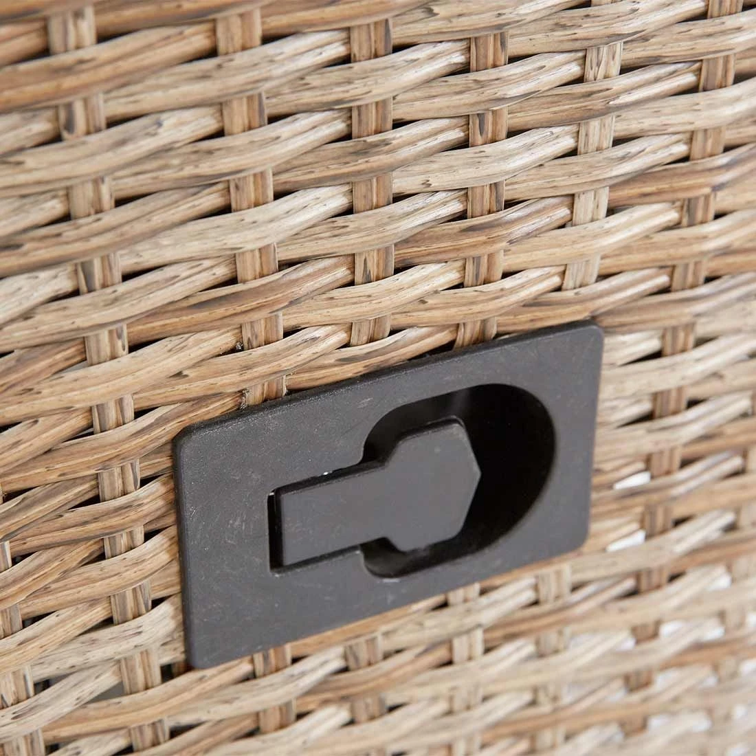 LC Garden Monaco Dininglounge 4-teilig Geflecht Inklusive Tisch Natur Mix/Grau 3 LC Garden Monaco Dininglounge 4-teilig Geflecht Inklusive Tisch Natur Mix/Grau – Bild 3