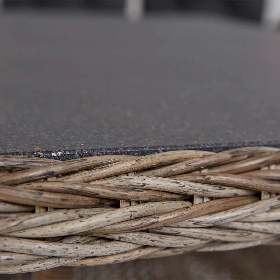 LC Garden Monaco Dininglounge 4-teilig Geflecht Inklusive Tisch Natur Mix/Grau 6 LC Garden Monaco Dininglounge 4-teilig Geflecht Inklusive Tisch Natur Mix/Grau – Bild 6