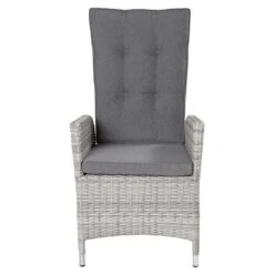 Gartenmobel Verkauf -Gartenmobel Verkauf l c wholesaler parma positionssessel alu geflecht inkl kissen white grey grey 1092699 2