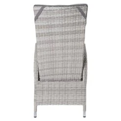 LC Garden Parma Gartensessel Geflecht/Polyester White Grey/Grey -Gartenmobel Verkauf l c wholesaler parma positionssessel alu geflecht inkl kissen white grey grey 1092699 4