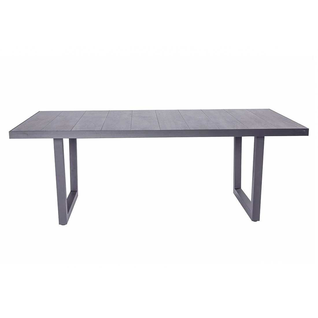 LC Garden Bailado Gartentisch 200x100cm Aluminium/Keramik Anthrazit/Holzoptik Dunkelgrau 4 LC Garden Bailado Gartentisch 200x100cm Aluminium/Keramik Anthrazit/Holzoptik Dunkelgrau – Bild 4