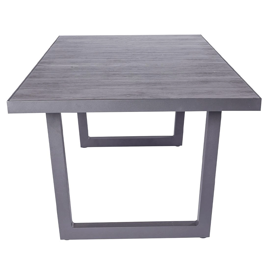 LC Garden Bailado Gartentisch 200x100cm Aluminium/Keramik Anthrazit/Holzoptik Dunkelgrau 5 LC Garden Bailado Gartentisch 200x100cm Aluminium/Keramik Anthrazit/Holzoptik Dunkelgrau – Bild 5