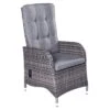 LC Garden Bailado Gartensessel Geflecht/Polyester Omega Grau/Grau