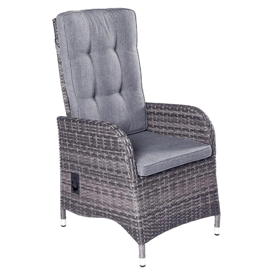 LC Garden Bailado Gartensessel Geflecht/Polyester Omega Grau/Grau 1 LC Garden Bailado Gartensessel Geflecht/Polyester Omega Grau/Grau