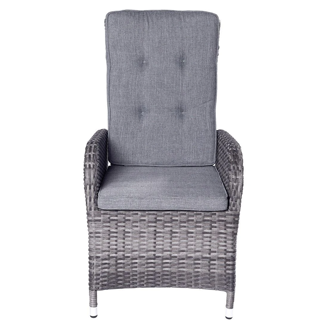 LC Garden Bailado Gartensessel Geflecht/Polyester Omega Grau/Grau 3 LC Garden Bailado Gartensessel Geflecht/Polyester Omega Grau/Grau – Bild 3