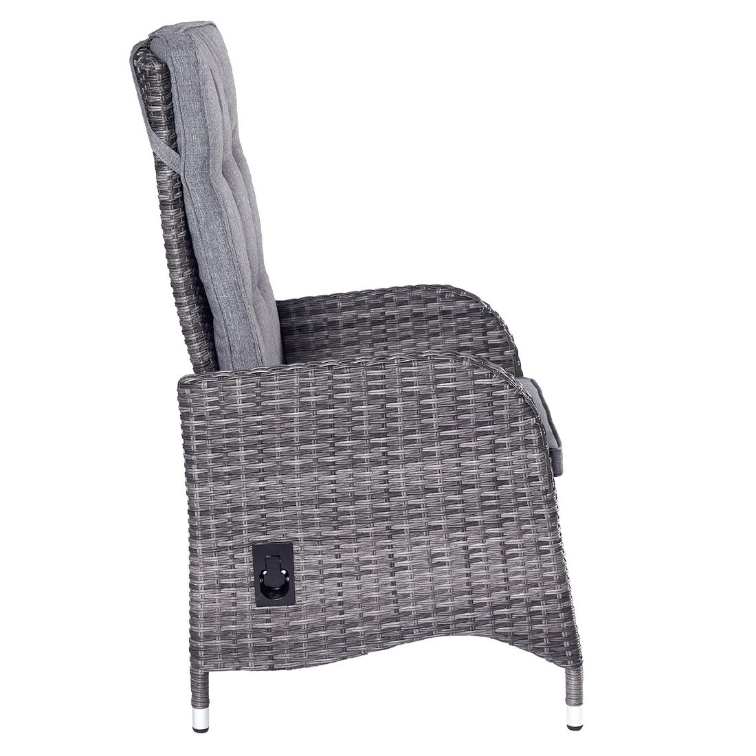 LC Garden Bailado Gartensessel Geflecht/Polyester Omega Grau/Grau 4 LC Garden Bailado Gartensessel Geflecht/Polyester Omega Grau/Grau – Bild 4