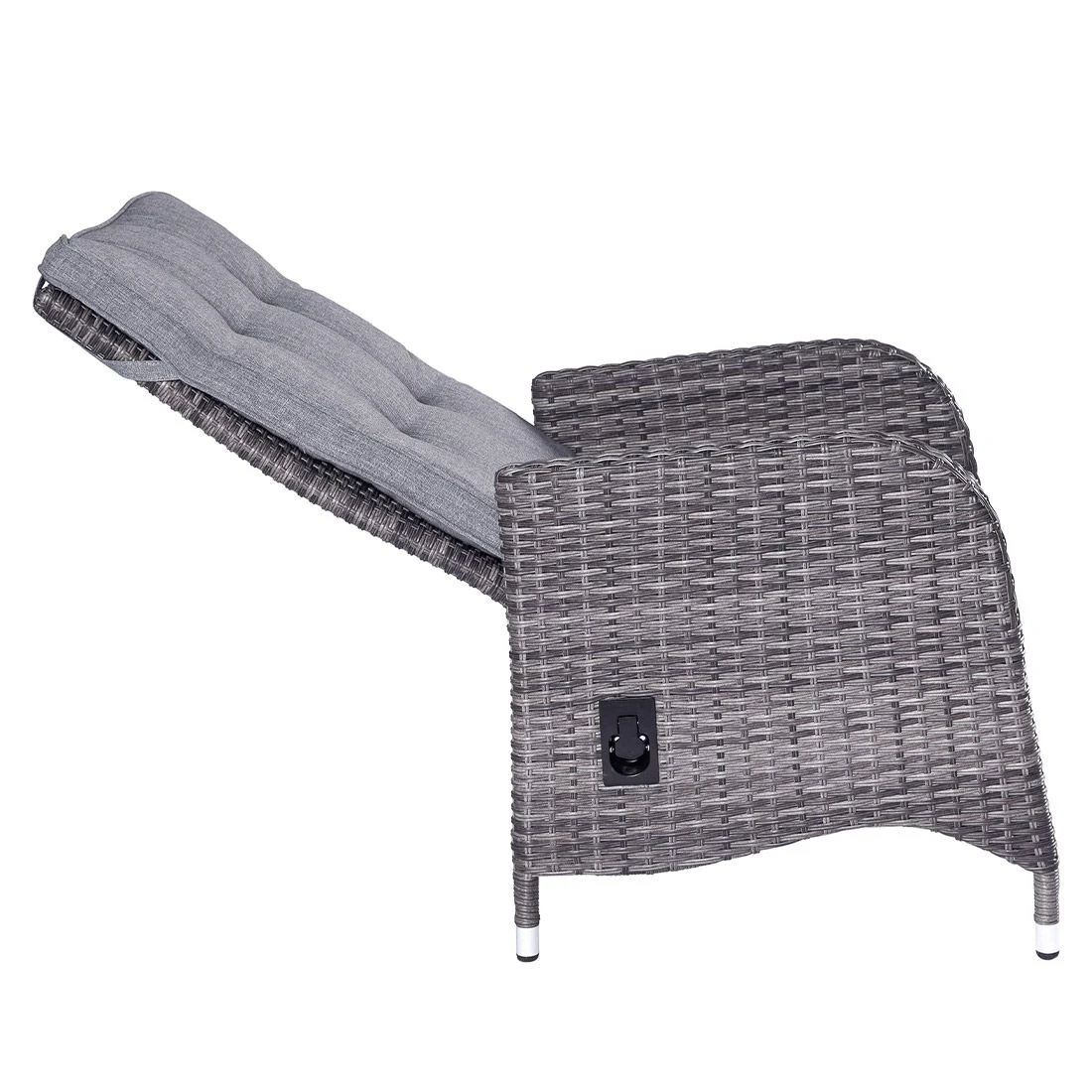 LC Garden Bailado Gartensessel Geflecht/Polyester Omega Grau/Grau 5 LC Garden Bailado Gartensessel Geflecht/Polyester Omega Grau/Grau – Bild 5