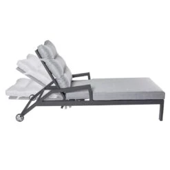 LC Garden Bondino II Gartenliege Aluminium/Polyester Anthrazit/Grau -Gartenmobel Verkauf lc garden bondino ii gartenliege aluminium polster anthrazit grau 1248151 6