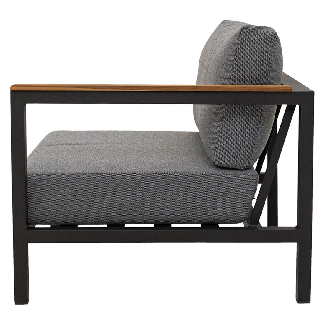 LC Garden Sondrino Eck-/Endmodul Aluminium/Polyester Anthrazit/Off-White-Schwarz 3 LC Garden Sondrino Eck-/Endmodul Aluminium/Polyester Anthrazit/Off-White-Schwarz – Bild 3