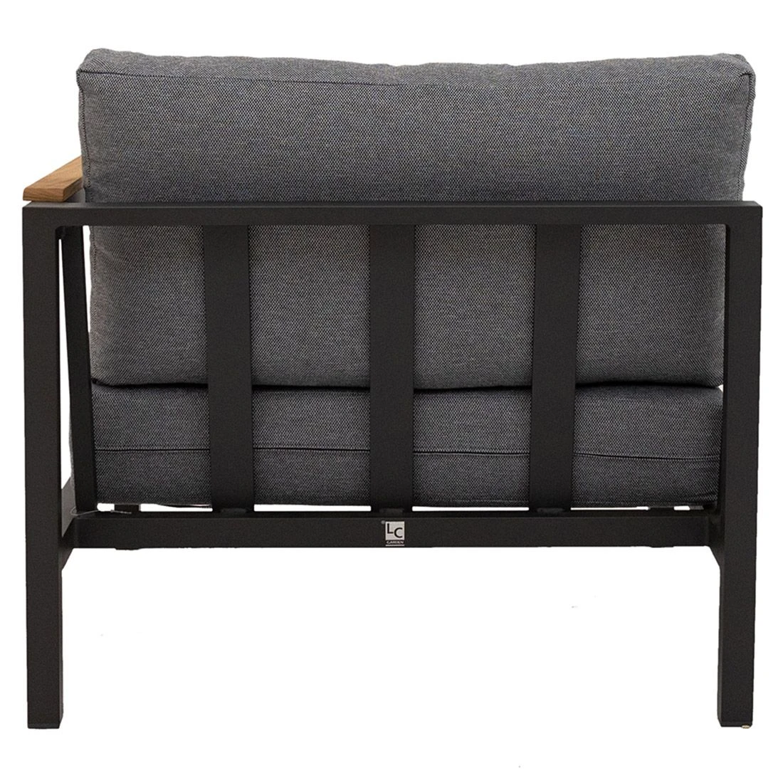 LC Garden Sondrino Eck-/Endmodul Aluminium/Polyester Anthrazit/Off-White-Schwarz 4 LC Garden Sondrino Eck-/Endmodul Aluminium/Polyester Anthrazit/Off-White-Schwarz – Bild 4